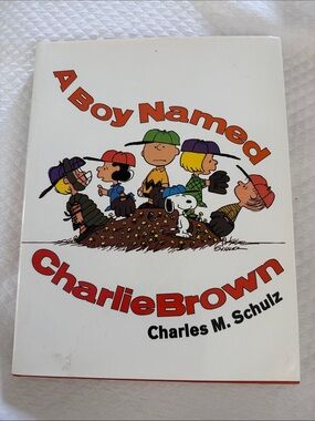 Peanuts "A Boy Named Charlie Brown" Hardcover - Like New